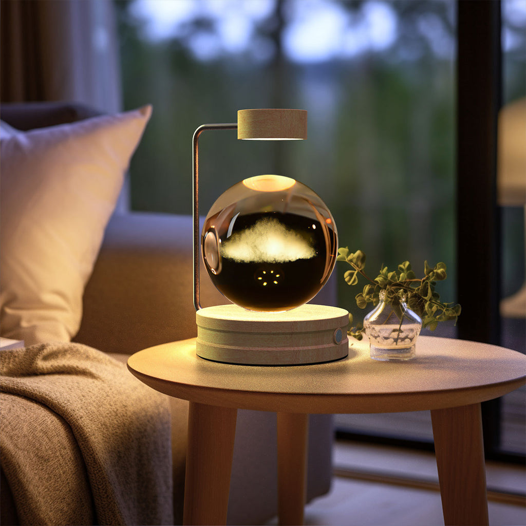 Dinosaur Crystal Ball Night Light - USB Bedside Lamp