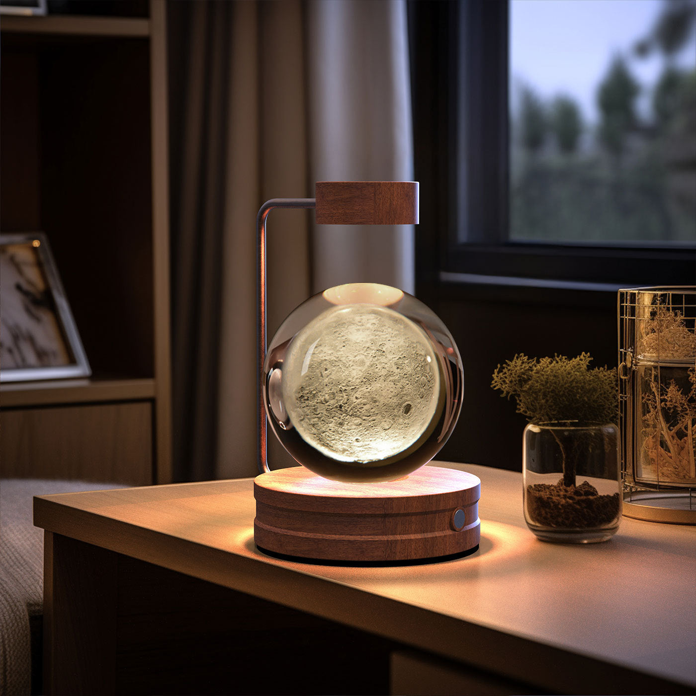Dinosaur Crystal Ball Night Light - USB Bedside Lamp