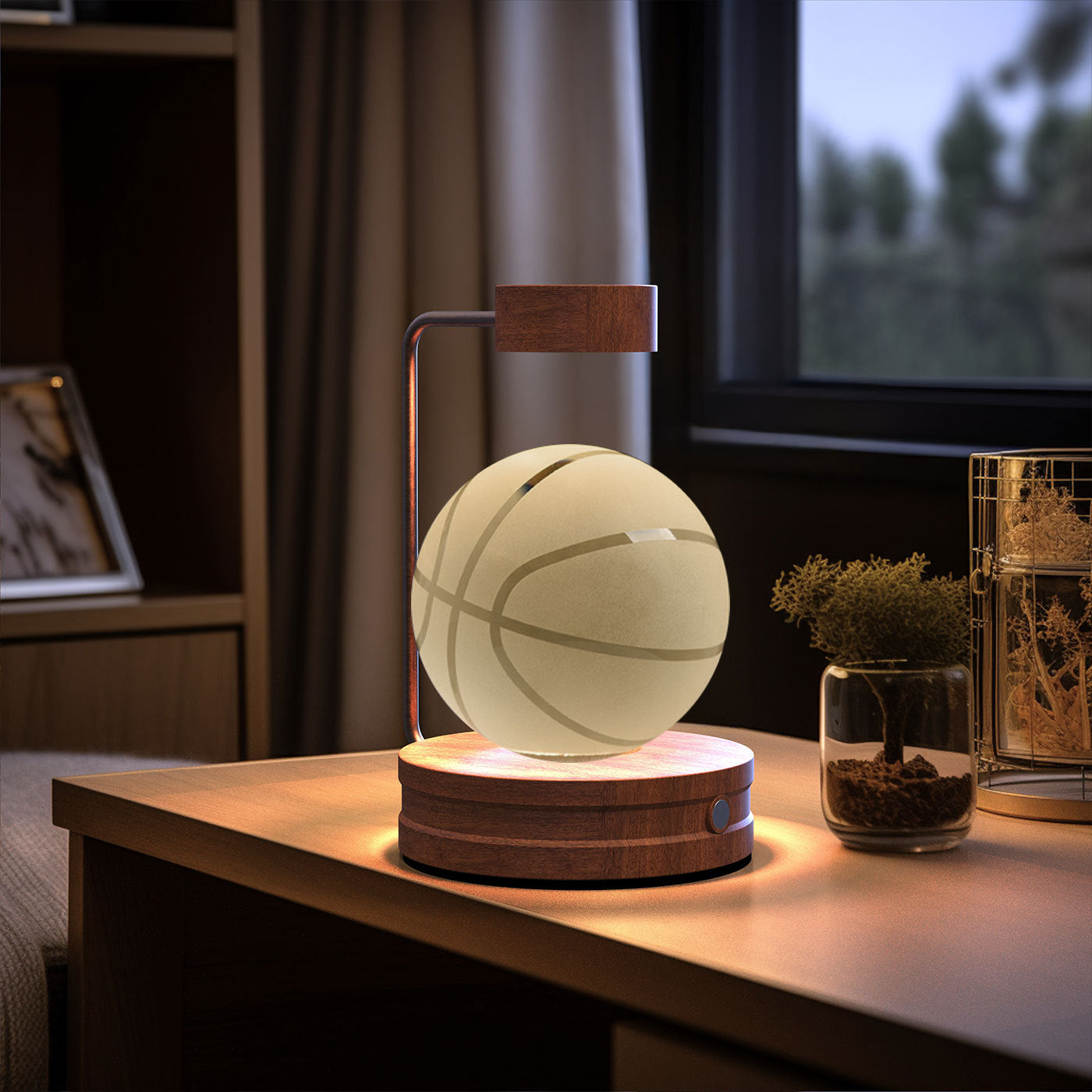Dinosaur Crystal Ball Night Light - USB Bedside Lamp