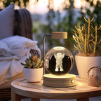 Dinosaur Crystal Ball Night Light - USB Bedside Lamp