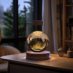 Dinosaur Crystal Ball Night Light - USB Bedside Lamp